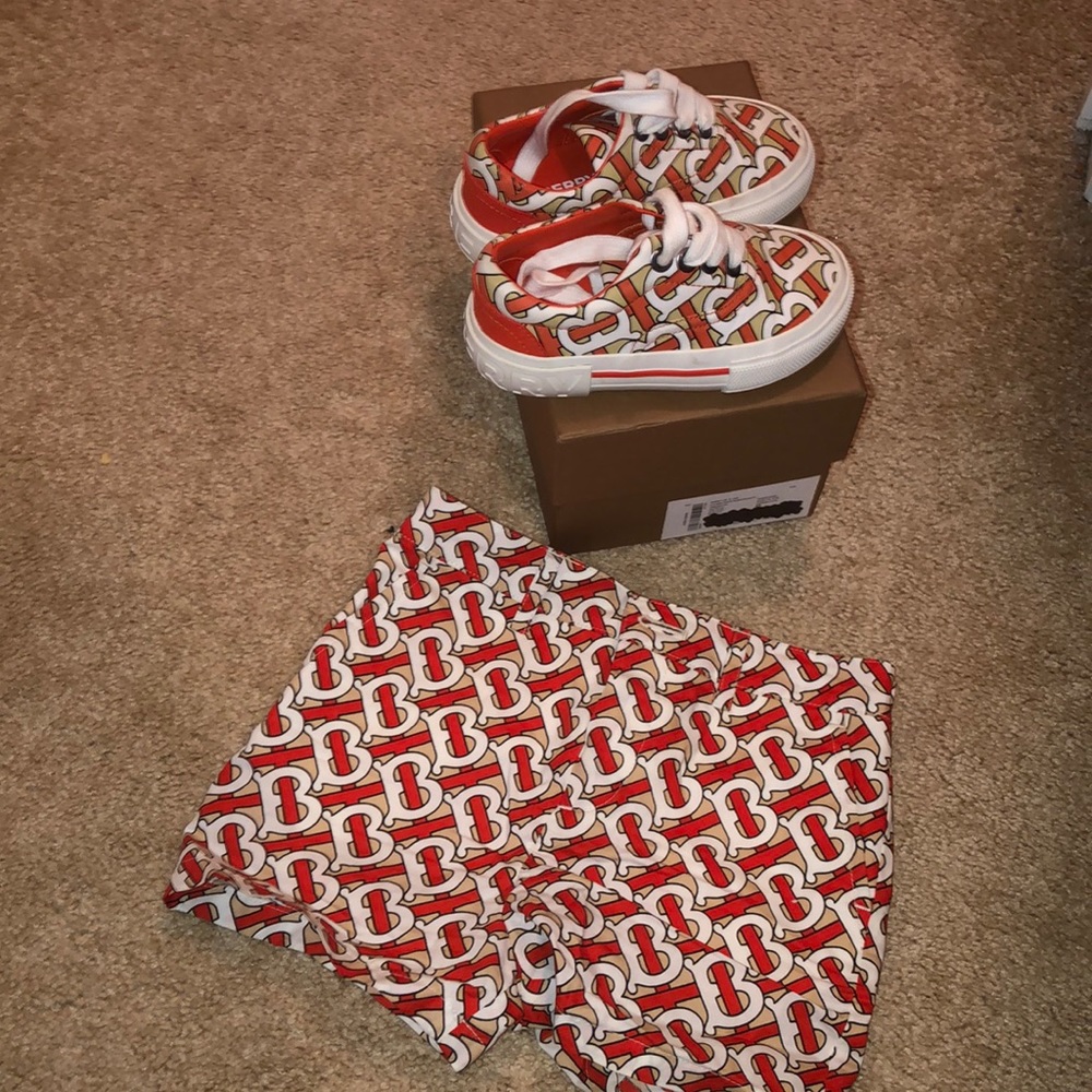 Toddler Burberry Set( sold as a set)